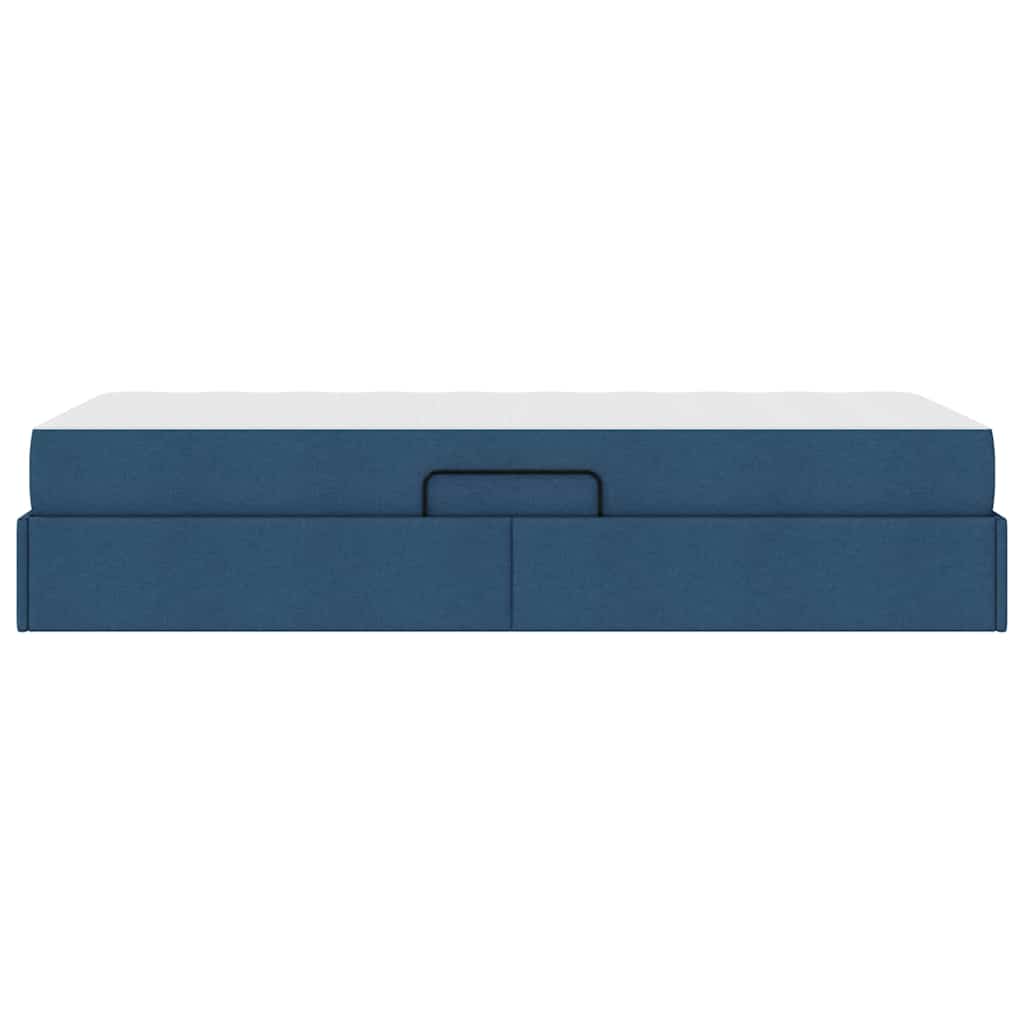 Opbergbed met matras met matras Blauw 100 x 200 cm Polyester