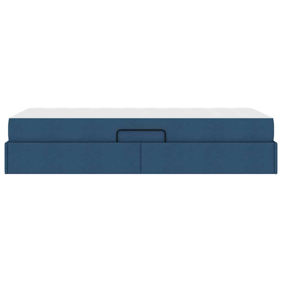 Opbergbed met matras met matras Blauw 100 x 200 cm Polyester