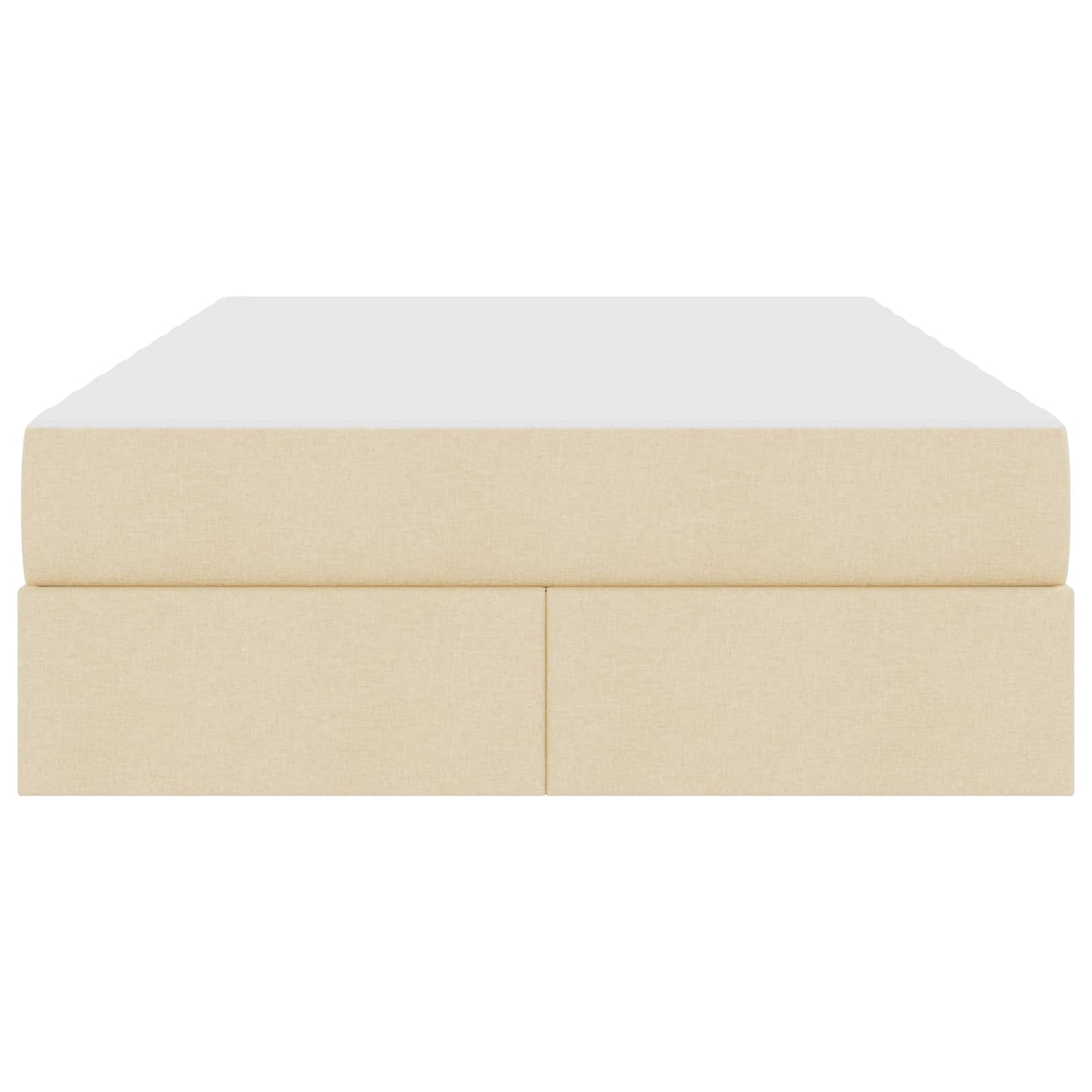 Opbergbed met matras met matras Crème 120 x 190 cm Polyester
