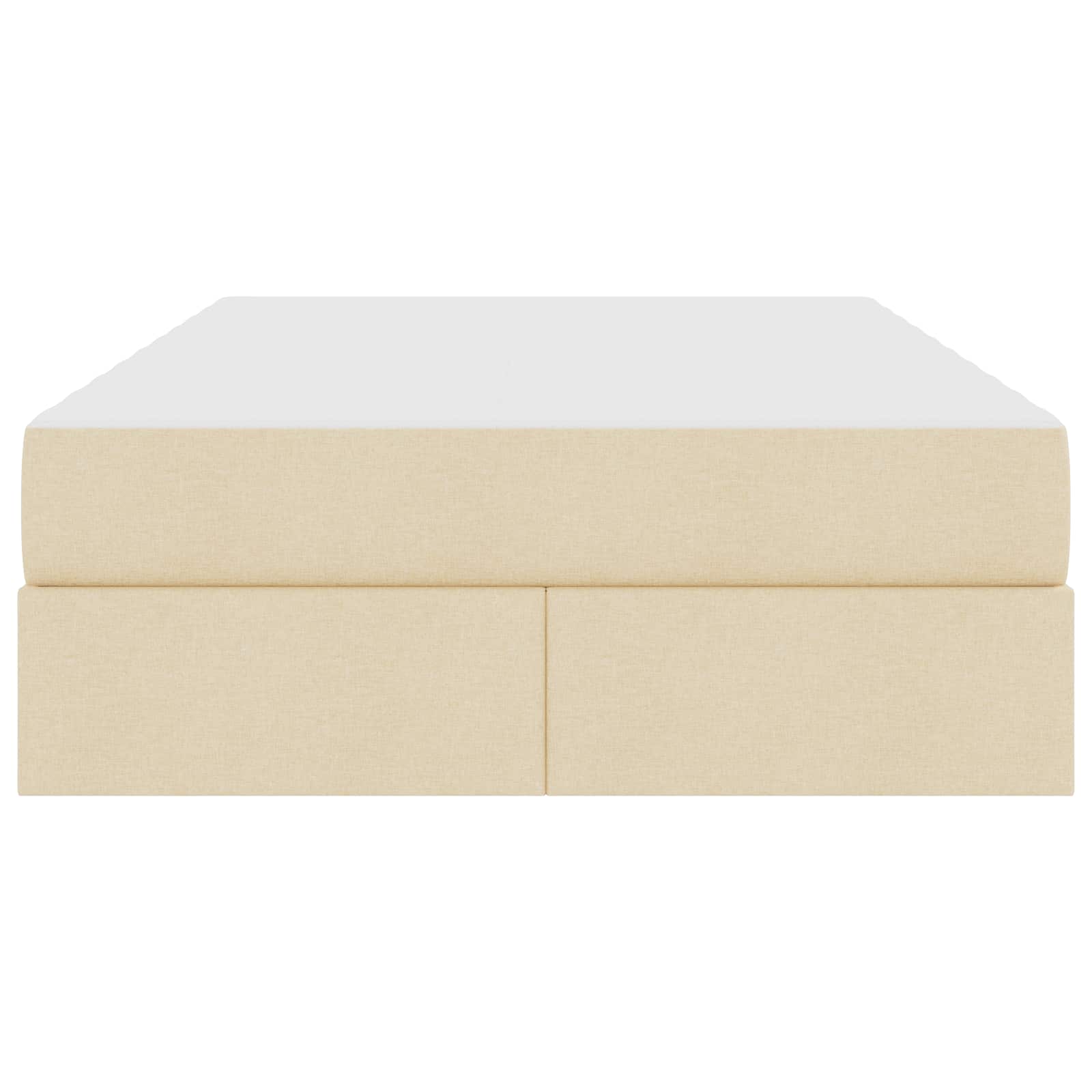 Opbergbed met matras met matras Crème 120 x 190 cm Polyester