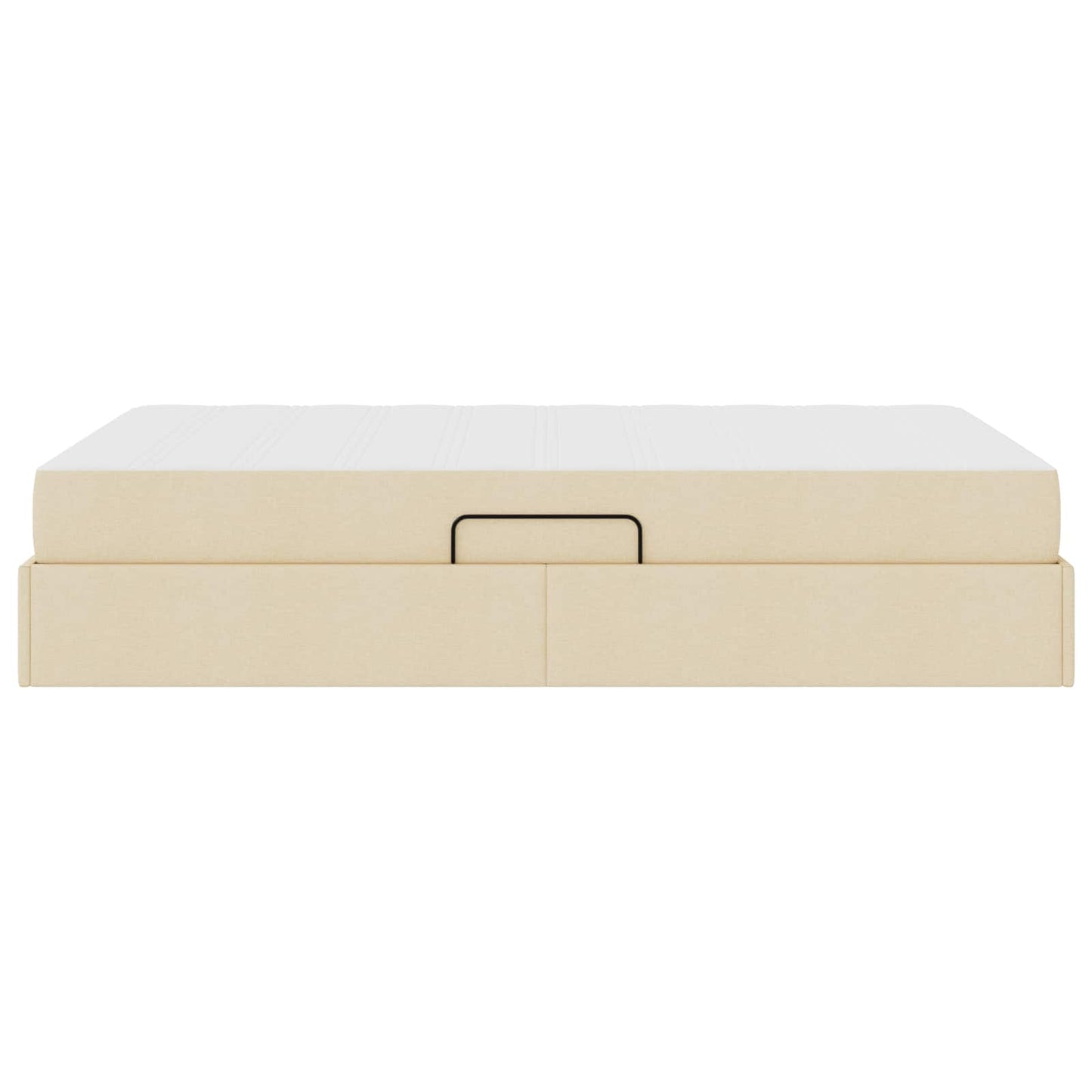 Opbergbed met matras met matras Crème 120 x 190 cm Polyester