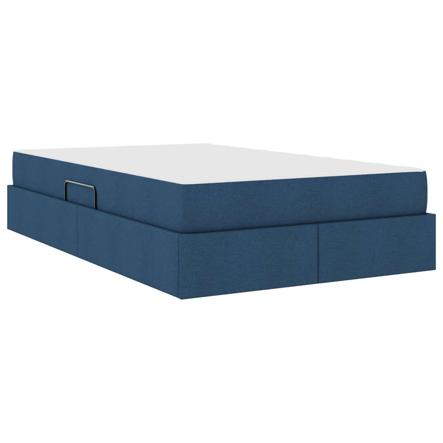 Opbergbed met matras met matras Blauw 120 x 190 cm Polyester