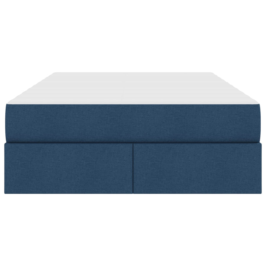 Opbergbed met matras met matras Blauw 120 x 190 cm Polyester