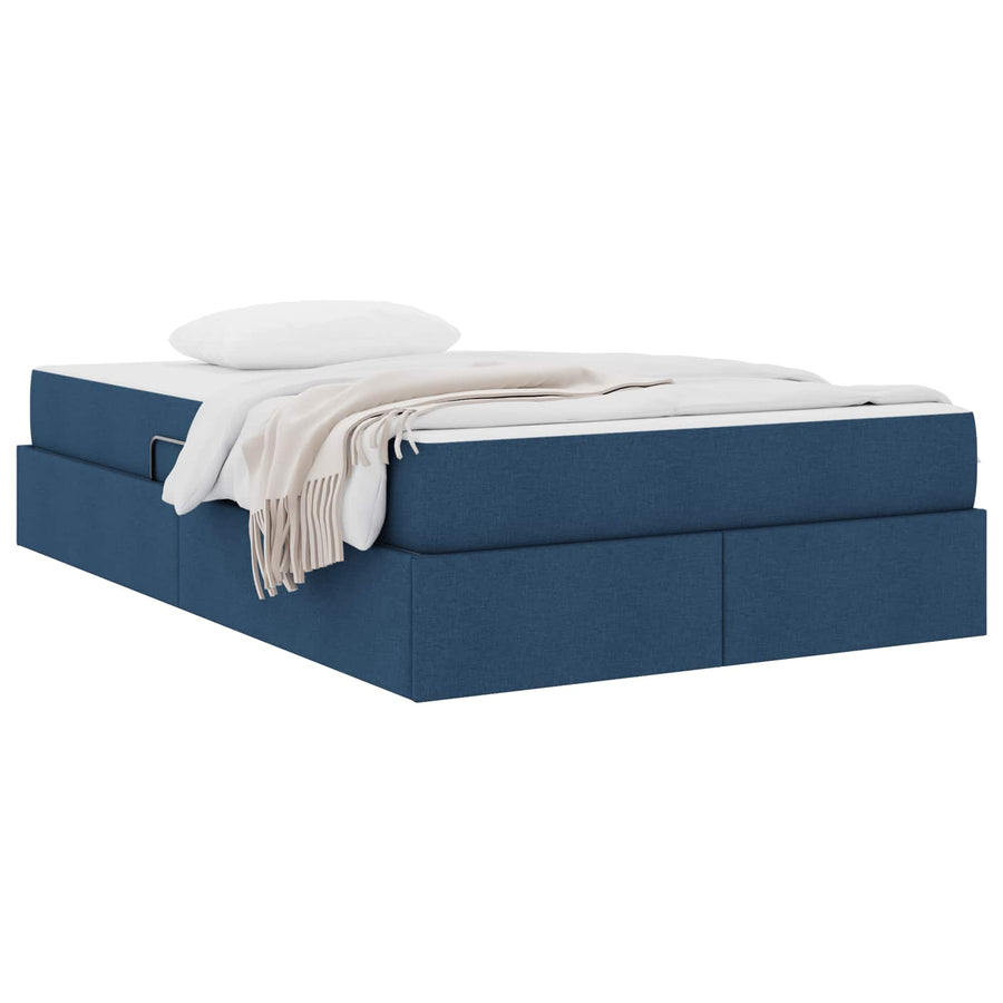 Opbergbed met matras met matras Blauw 120 x 190 cm Polyester