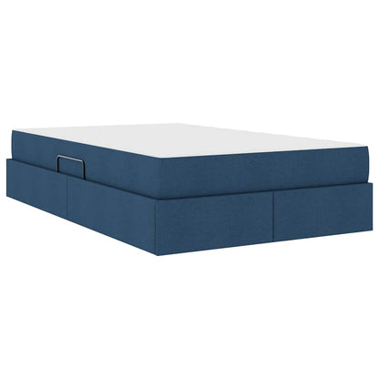 Opbergbed met matras met matras Blauw 120 x 200 cm Polyester