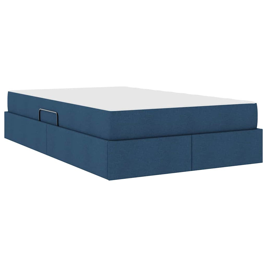 Opbergbed met matras met matras Blauw 120 x 200 cm Polyester