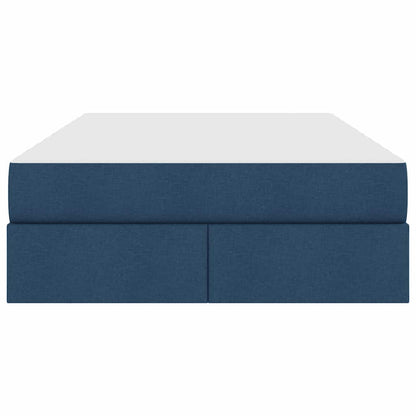 Opbergbed met matras met matras Blauw 120 x 200 cm Polyester