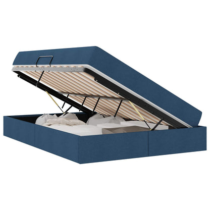Opbergbed met matras met matras Blauw 140 x 190 cm Polyester