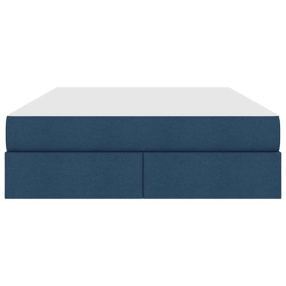 Opbergbed met matras met matras Blauw 140 x 190 cm Polyester