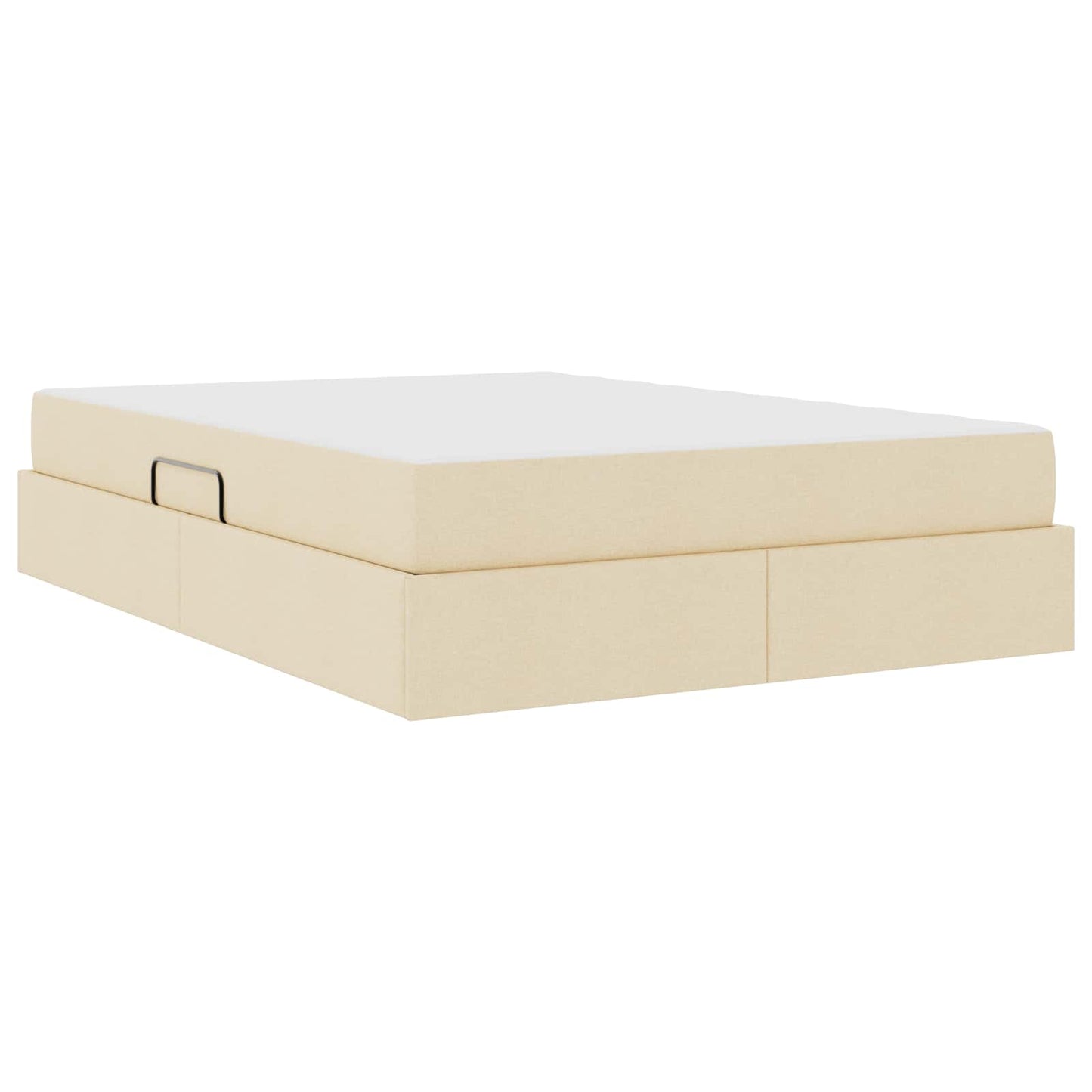 Opbergbed met matras met matras Crème 140 x 200 cm Polyester