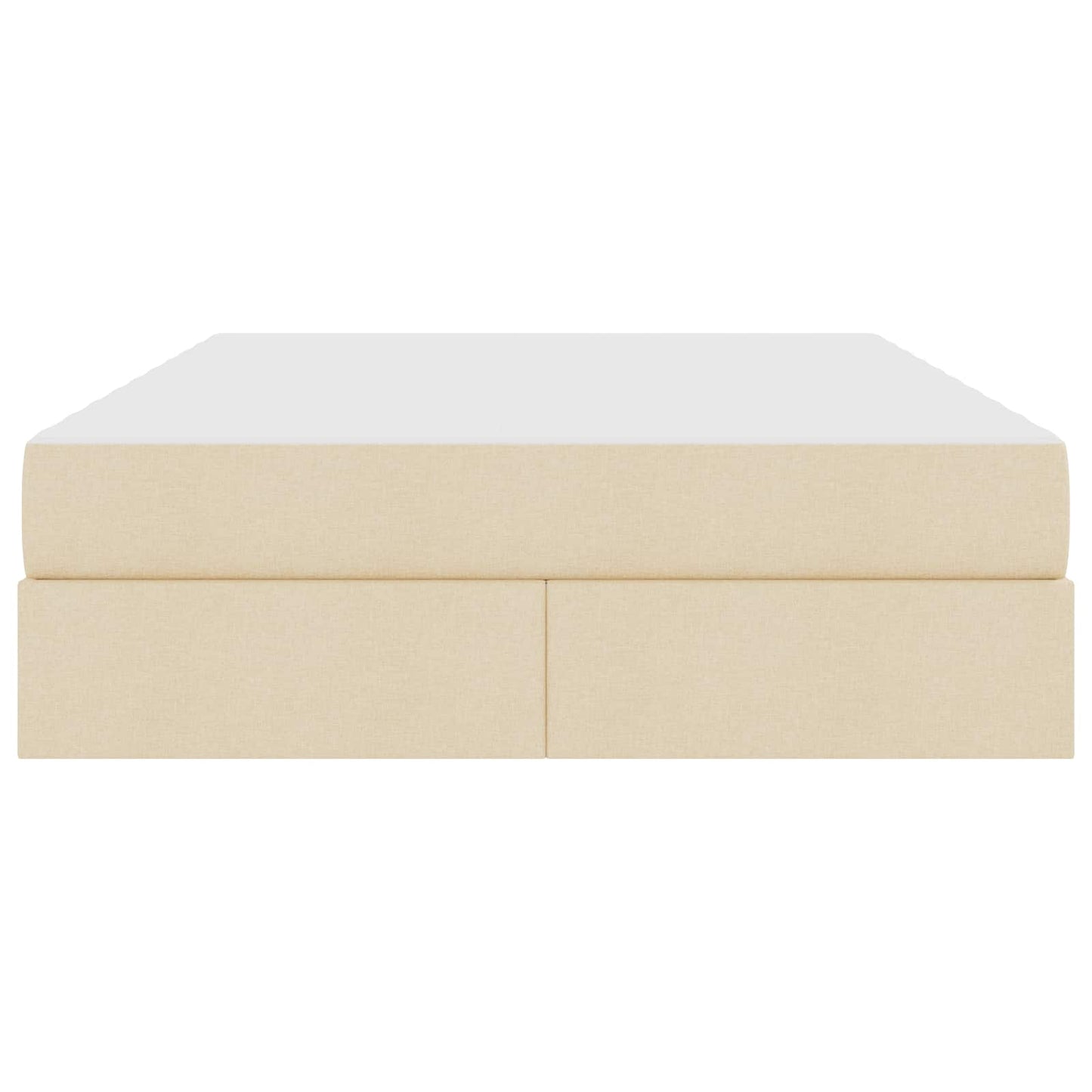 Opbergbed met matras met matras Crème 140 x 200 cm Polyester