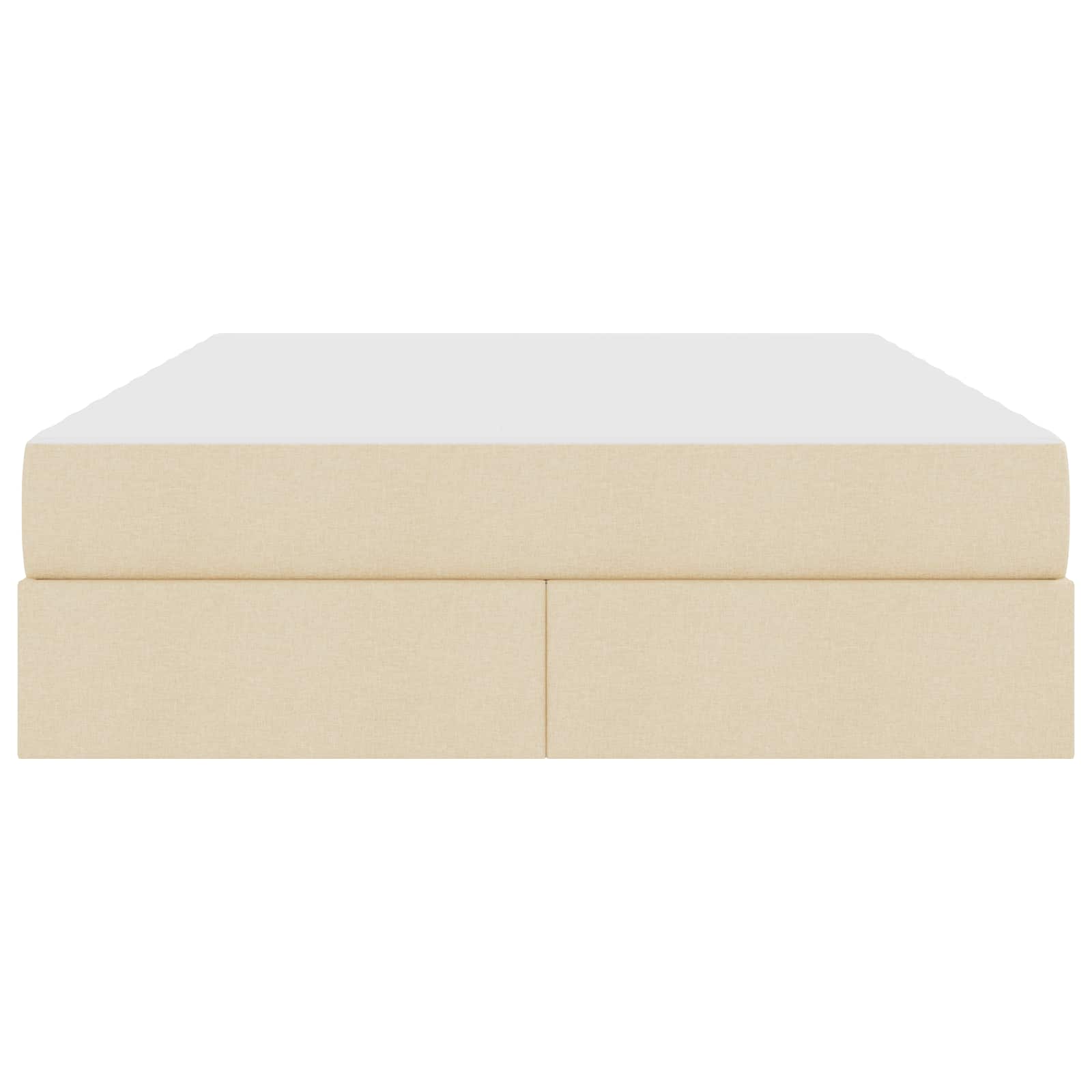 Opbergbed met matras met matras Crème 140 x 200 cm Polyester