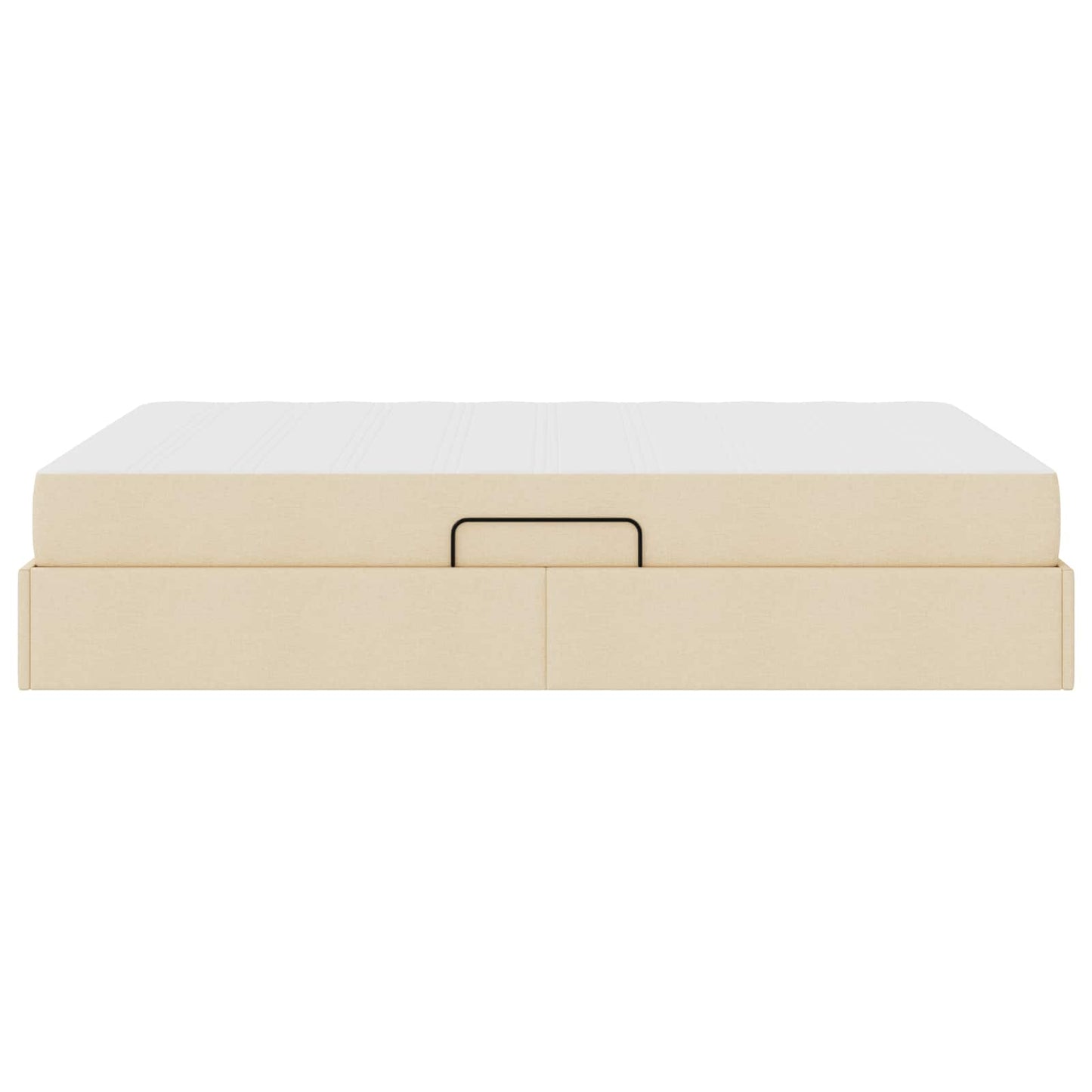 Opbergbed met matras met matras Crème 140 x 200 cm Polyester