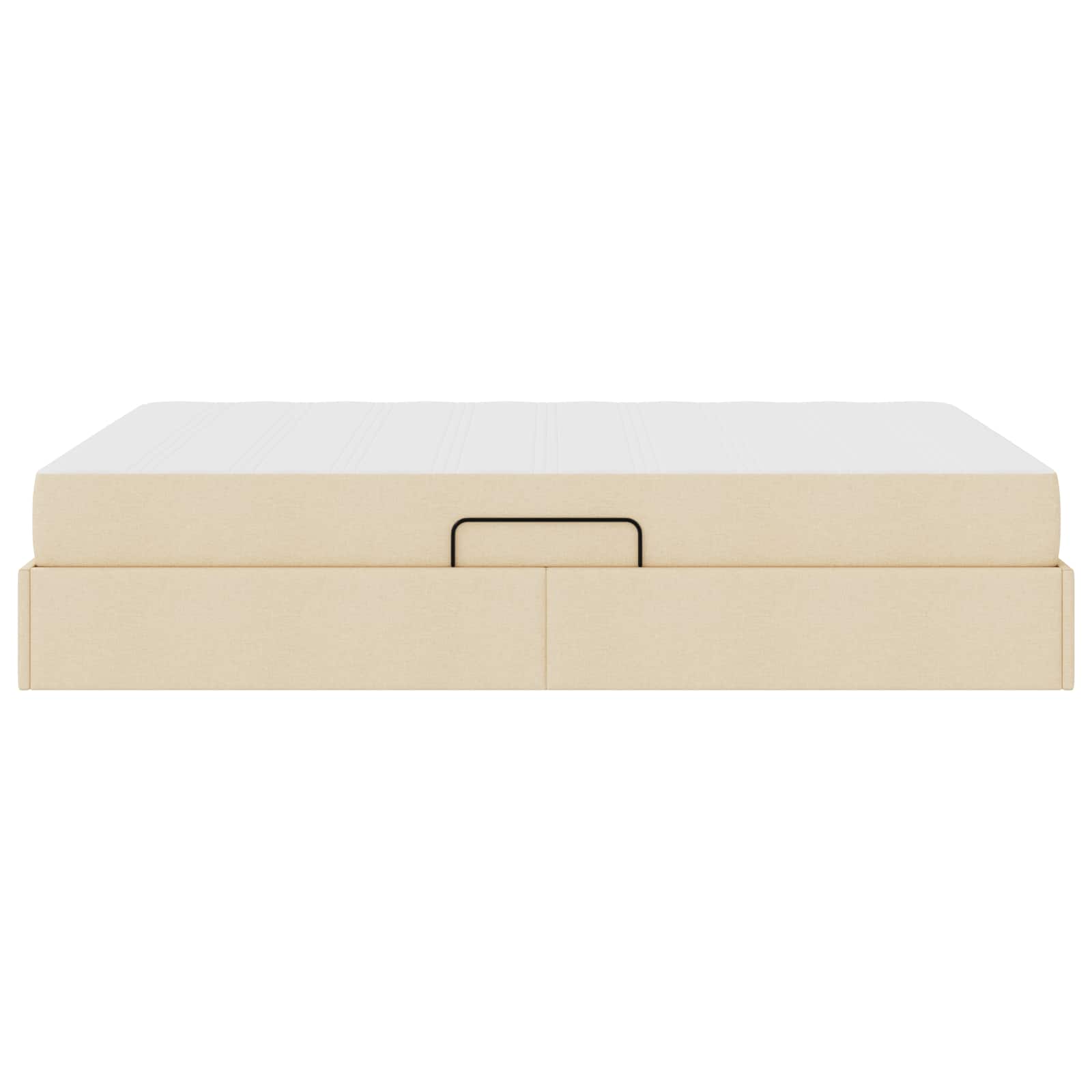 Opbergbed met matras met matras Crème 140 x 200 cm Polyester