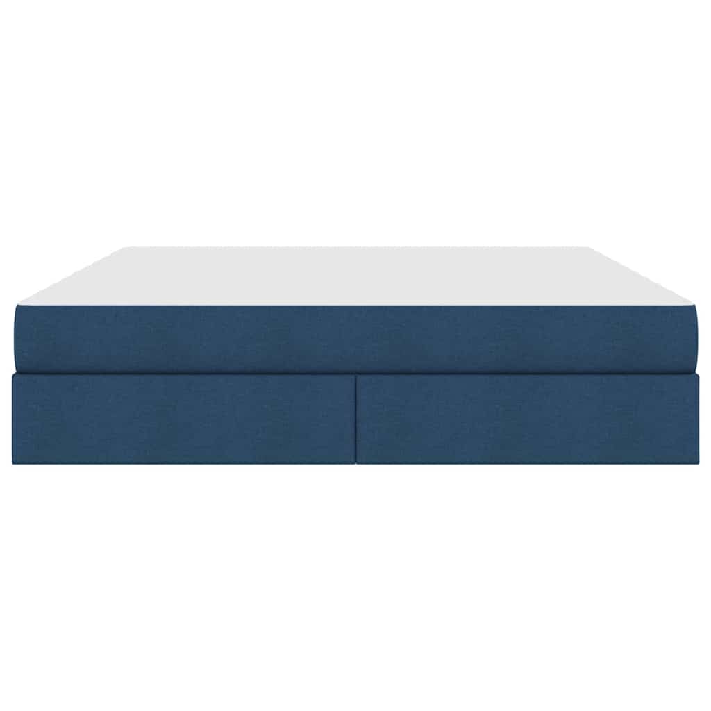 Opbergbed met matras met matras Blauw 180 x 200 cm Polyester