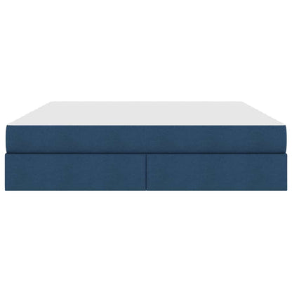 Opbergbed met matras met matras Blauw 180 x 200 cm Polyester