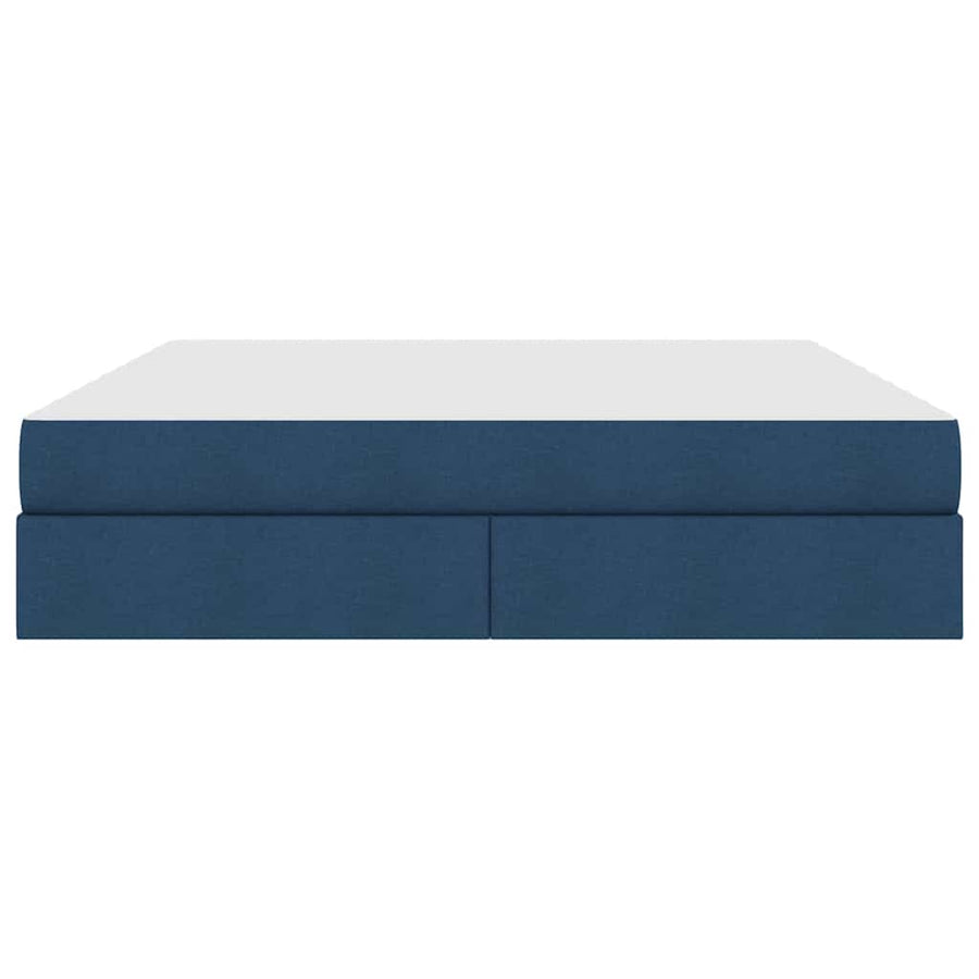 Opbergbed met matras met matras Blauw 180 x 200 cm Polyester