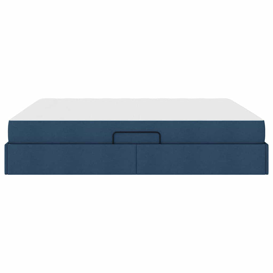 Opbergbed met matras met matras Blauw 180 x 200 cm Polyester