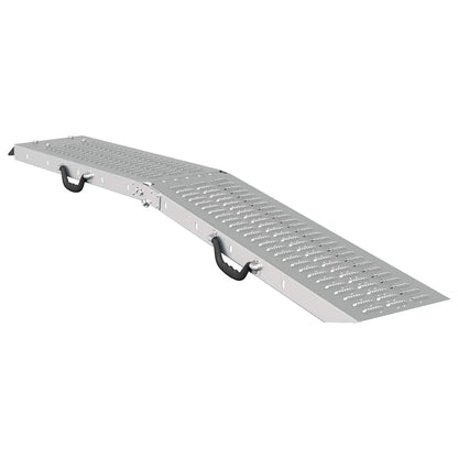Laad Ramp 2 pcs Zilver 166 x 22,5 x 4,5 cm Gegalvaniseerd staal
