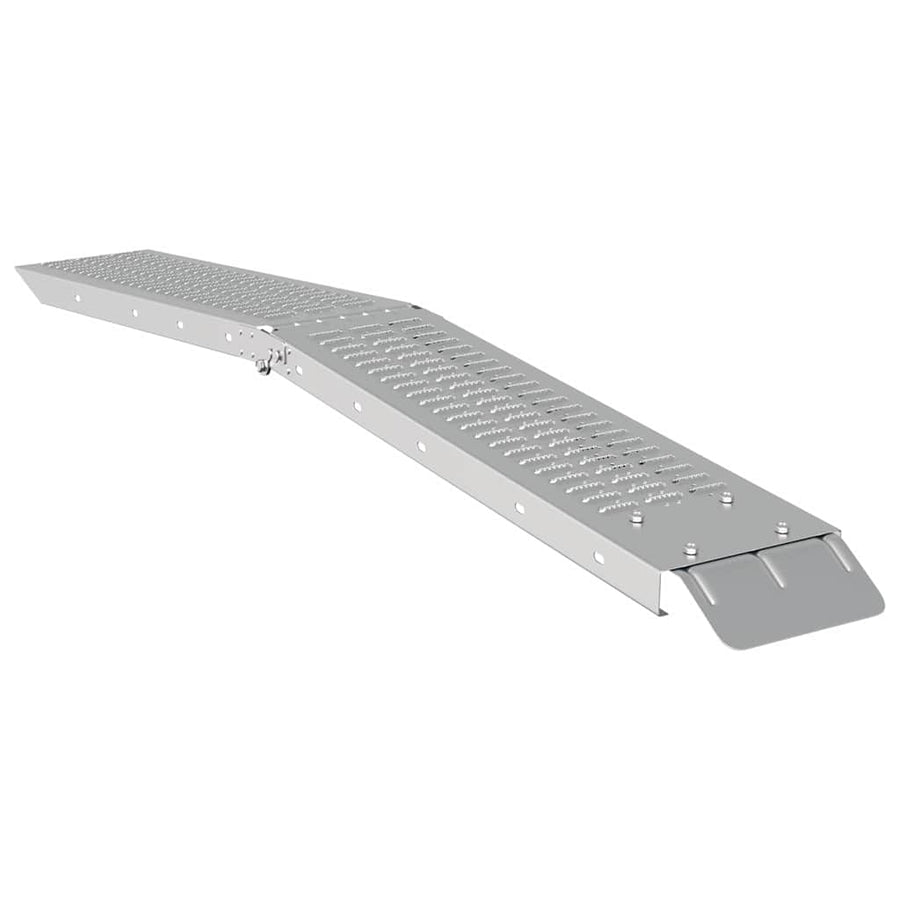 Laad Ramp 2 pcs Zilver 166 x 22,5 x 4,5 cm Gegalvaniseerd staal