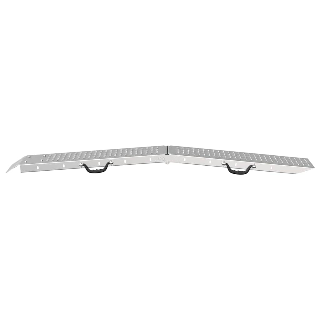 Laad Ramp 2 pcs Zilver 166 x 22,5 x 4,5 cm Gegalvaniseerd staal
