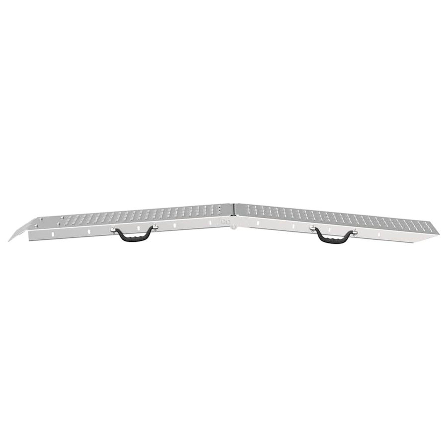 Laad Ramp 2 pcs Zilver 166 x 22,5 x 4,5 cm Gegalvaniseerd staal