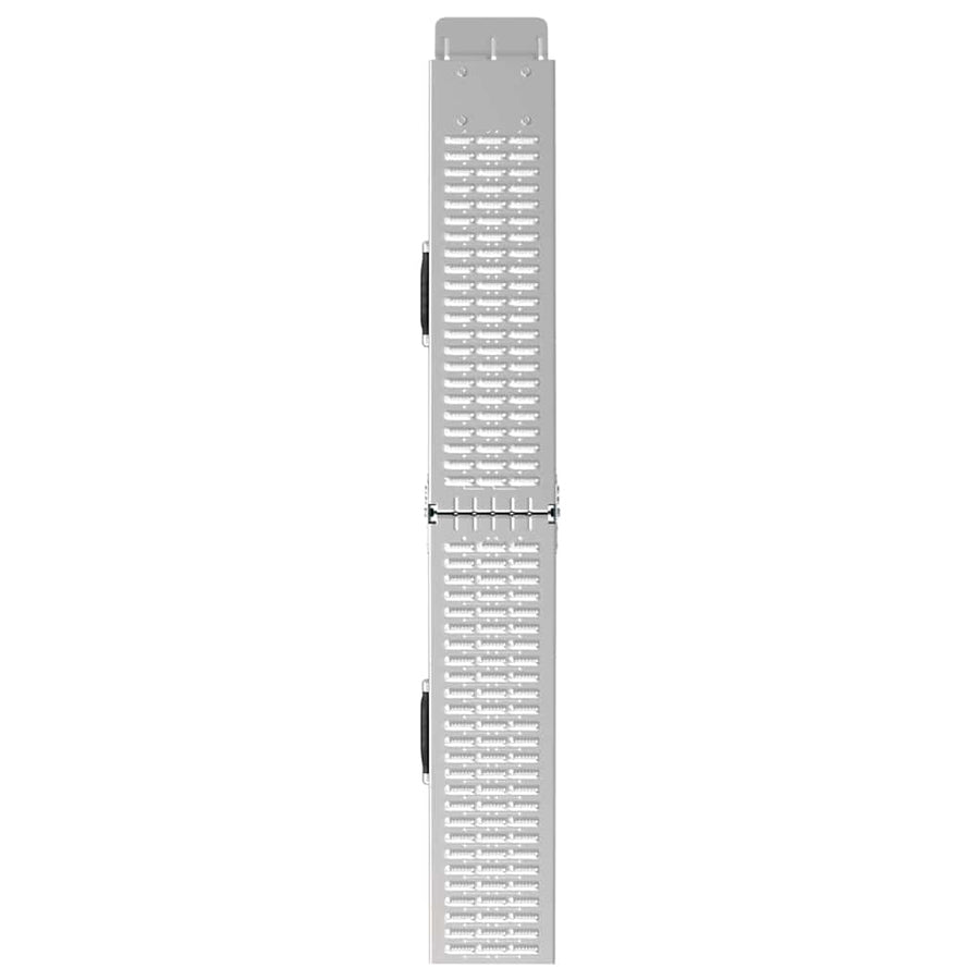 Laad Ramp 2 pcs Zilver 166 x 22,5 x 4,5 cm Gegalvaniseerd staal