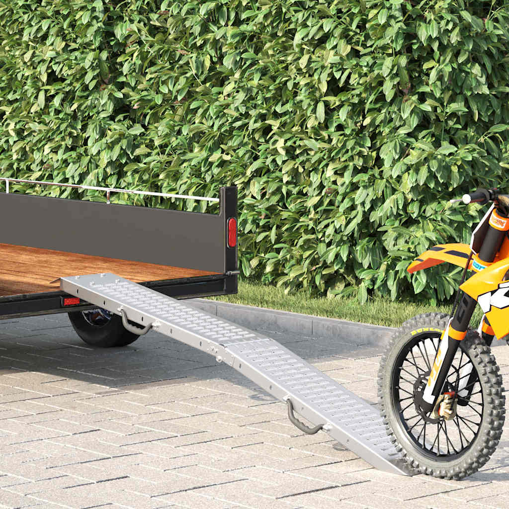 Laad Ramp Zilver 185 x 22,5 x 4,5 cm Gegalvaniseerd staal