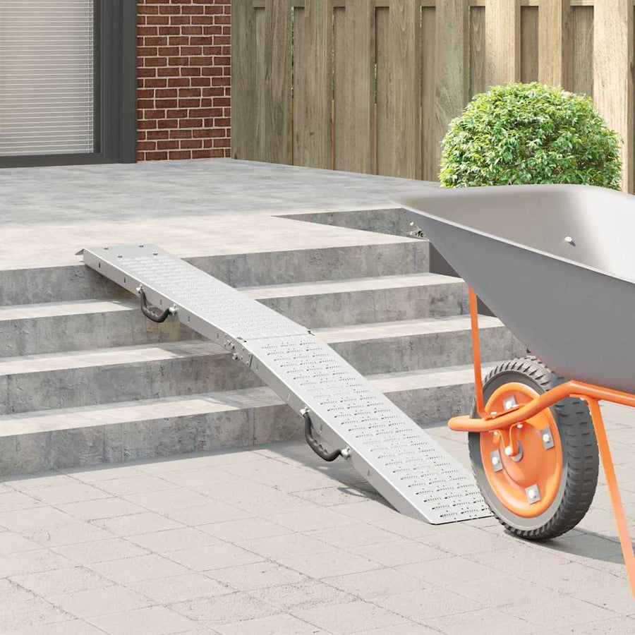 Laad Ramp Zilver 185 x 22,5 x 4,5 cm Gegalvaniseerd staal