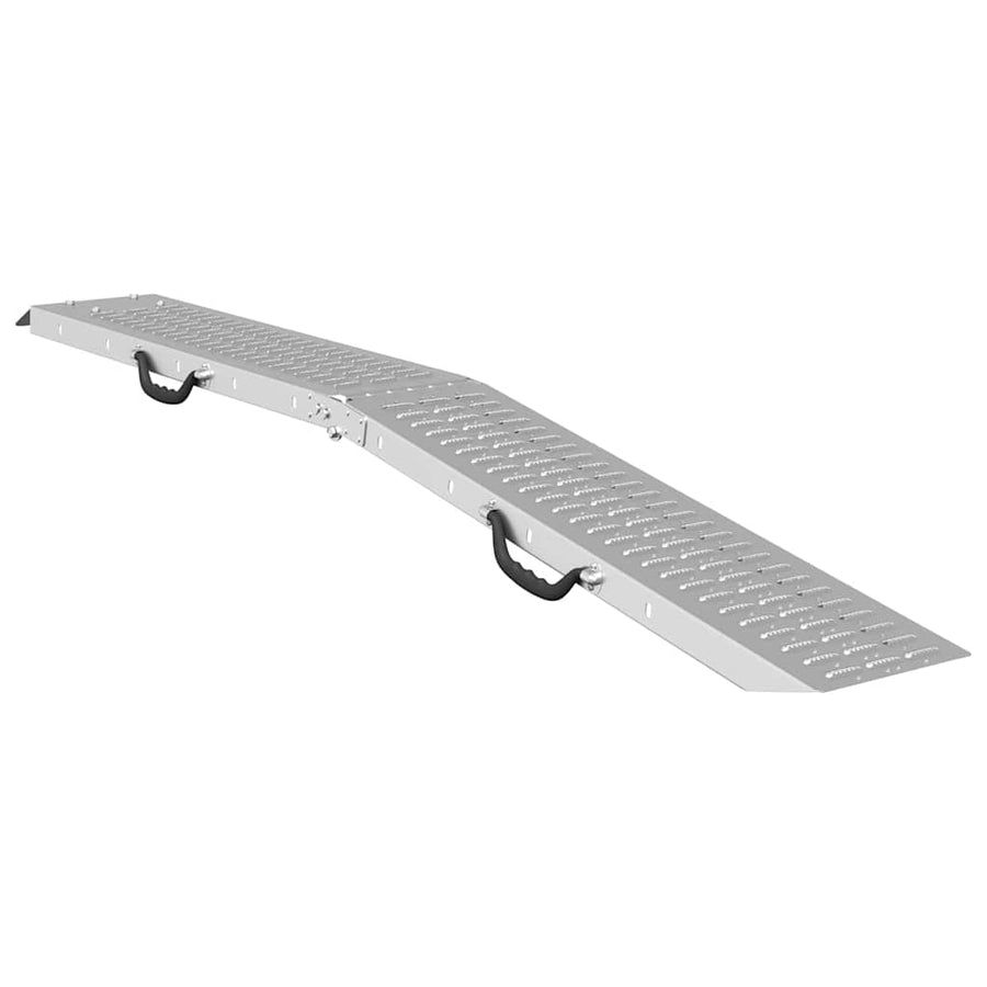 Laad Ramp 2 pcs Zilver 185 x 22,5 x 4,5 cm Gegalvaniseerd staal
