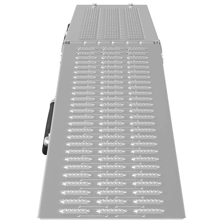 Laad Ramp 2 pcs Zilver 185 x 22,5 x 4,5 cm Gegalvaniseerd staal