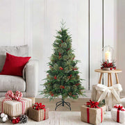 Kerstboom kunst 120 cm groen inklapbaar