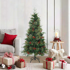 Kerstboom kunst 150 cm groen inklapbaar
