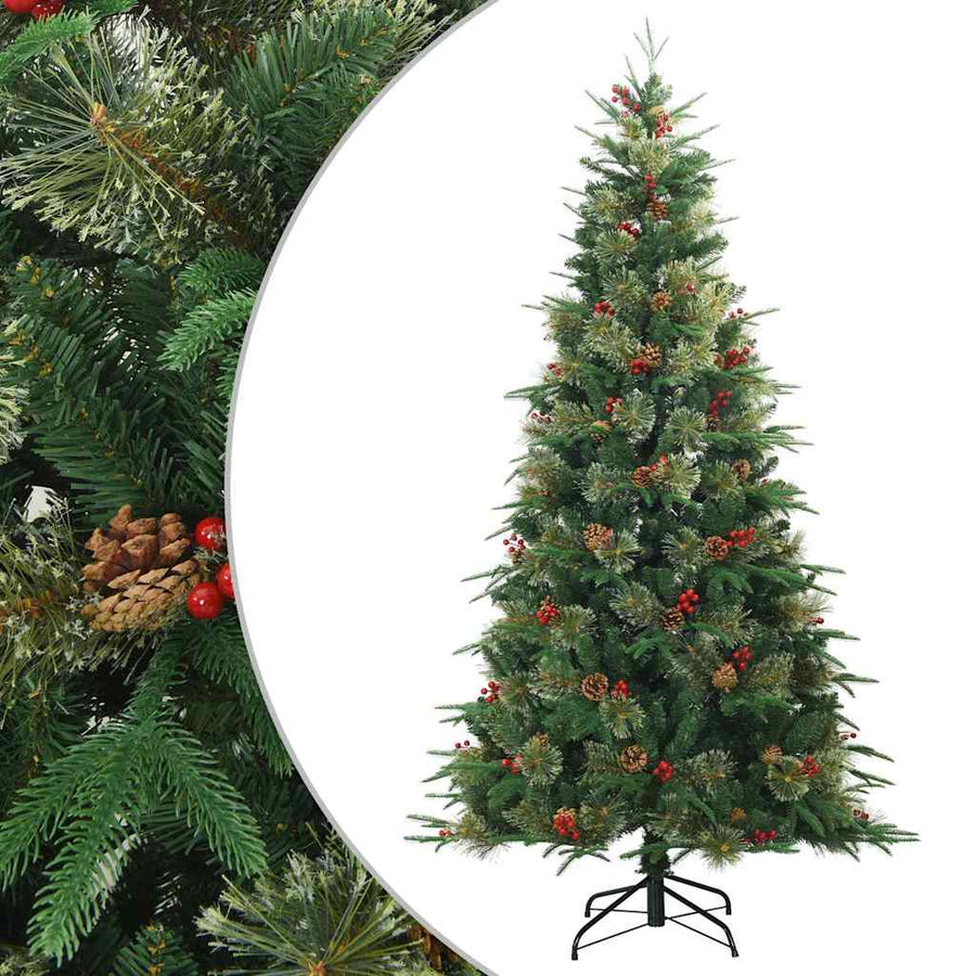 Kunstmatige Inklapbare Kerstboom Pvc, Pe En Staal 240 cm