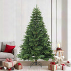 Kunstkerstboom 240 cm groen PVC PE staal