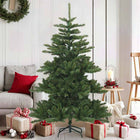 Kunstkerstboom 150 cm groen inklapbaar PVC staal