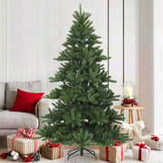 Kerstboom 180 cm groen inklapbaar PVC staal