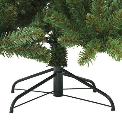 Kunstmatige Inklapbare Kerstboom Groen 240 Cm Pvc, Staal