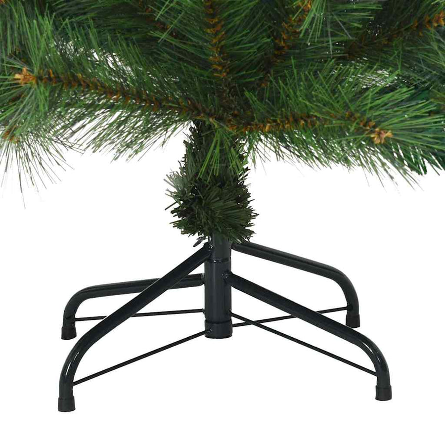 Kunstmatige Inklapbare Kerstboom Groen 120 cm PVC, staal
