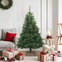Kunstmatige Inklapbare Kerstboom Groen 120 cm PVC, staal