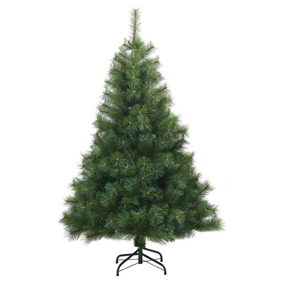 Kunstmatige Inklapbare Kerstboom Groen 150 cm PVC, staal