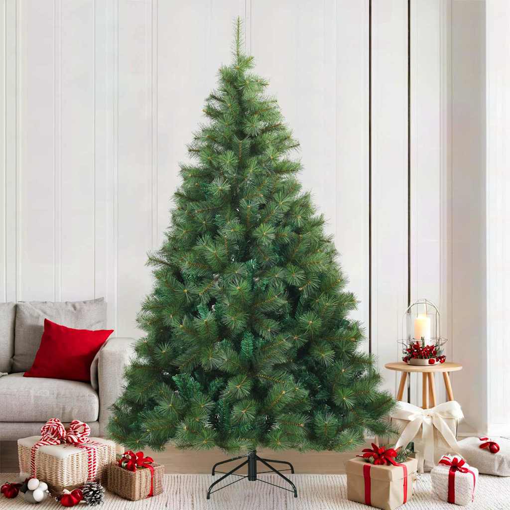 Kunstmatige Inklapbare Kerstboom Pvc, Staal 210 cm