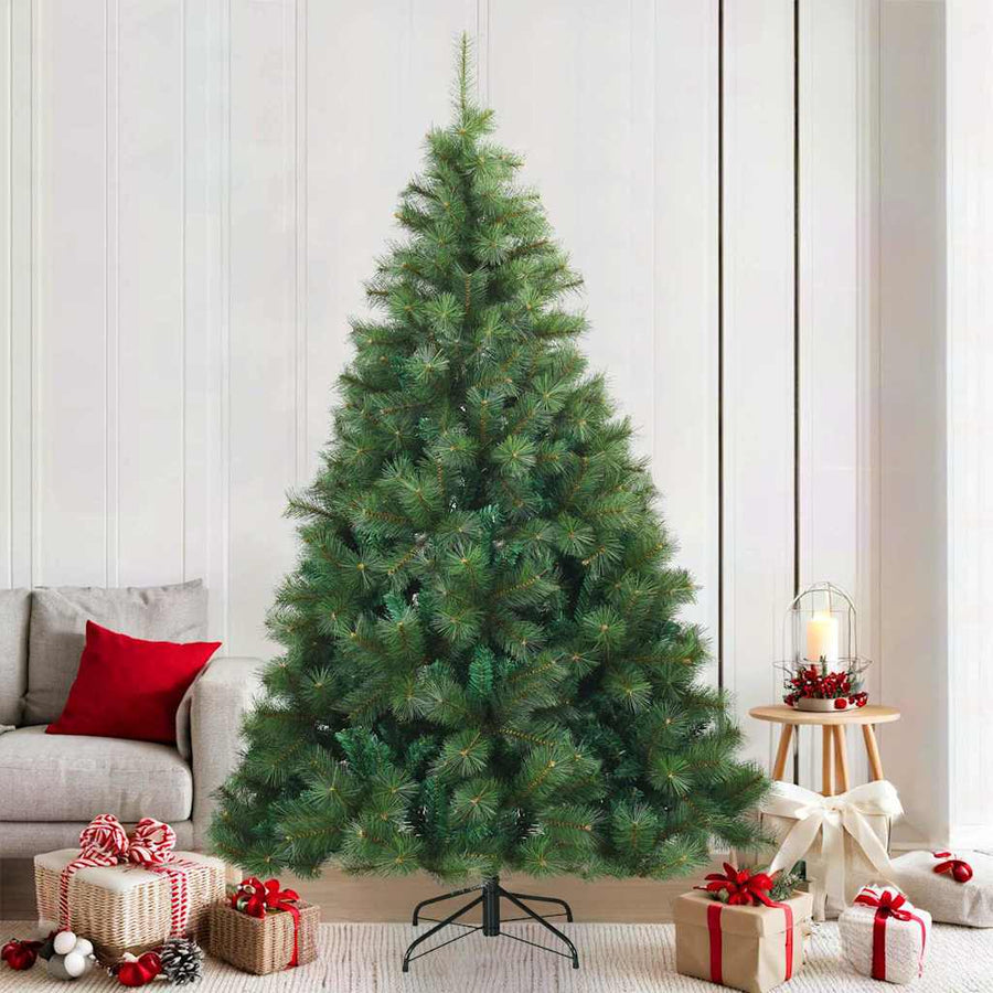 Kunstmatige Inklapbare Kerstboom Pvc, Staal 210 cm