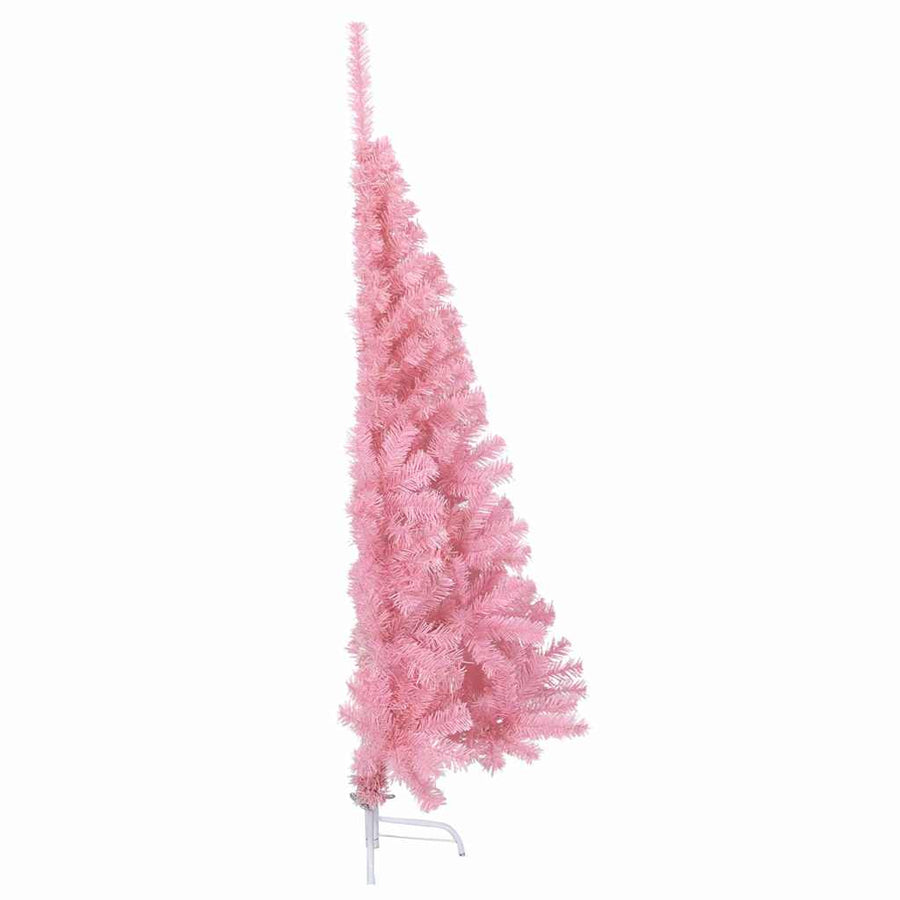 Kunstmatig Voorverlicht Kerstboom met 150 LED Roze 120 cm PVC