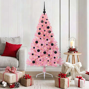 Kerstboom 150 cm roze met 150 LED