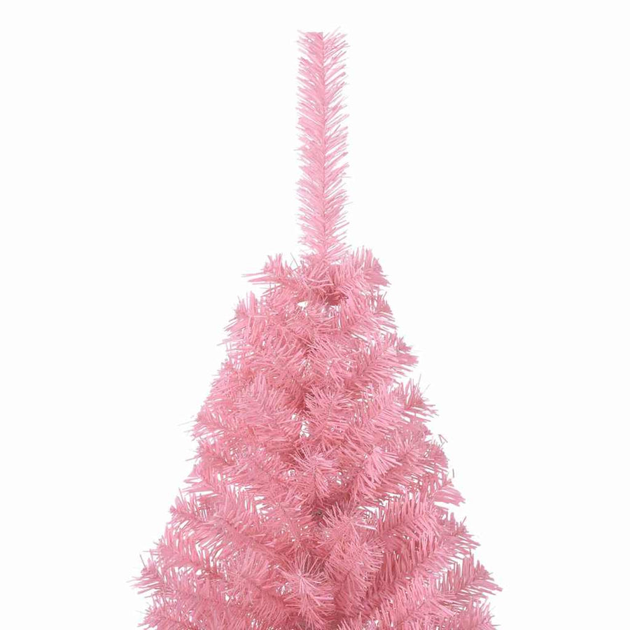 Kunstkerstboom met decoratieve touwlichten Roze 180 cm PVC