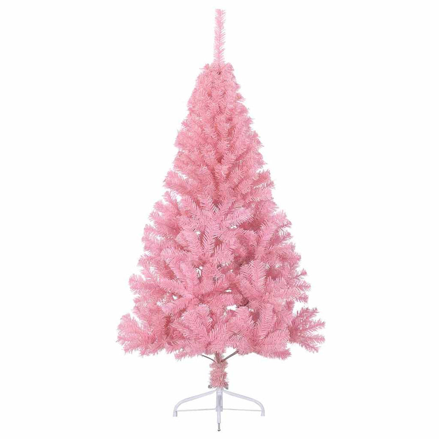 Kunstkerstboom met decoratieve touwlichten Roze 180 cm PVC