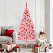 Kerstboom 180 cm roze 300 LED