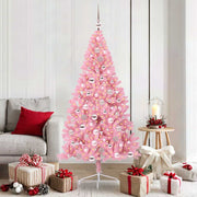 Kunstkerstboom roze 180 cm met 300 LED