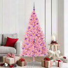 Kerstboom 180 cm roze 300 LED PVC
